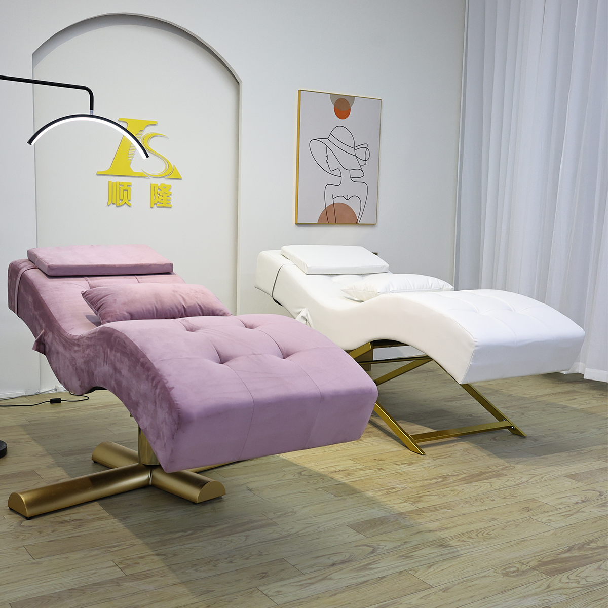 XingSheng lit de soins de beauté électrique Table de Massage d'hydrothérapie du visage Salon lits de cils Massage du corps entier meubles de SPA