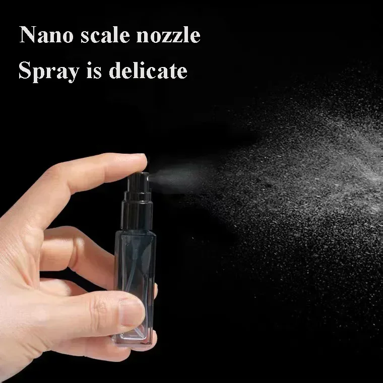 2 uds 5/10ml bomba de llenado inferior botella de Perfume recargable Mini envases cosméticos vacíos portátiles botella atomizador viaje