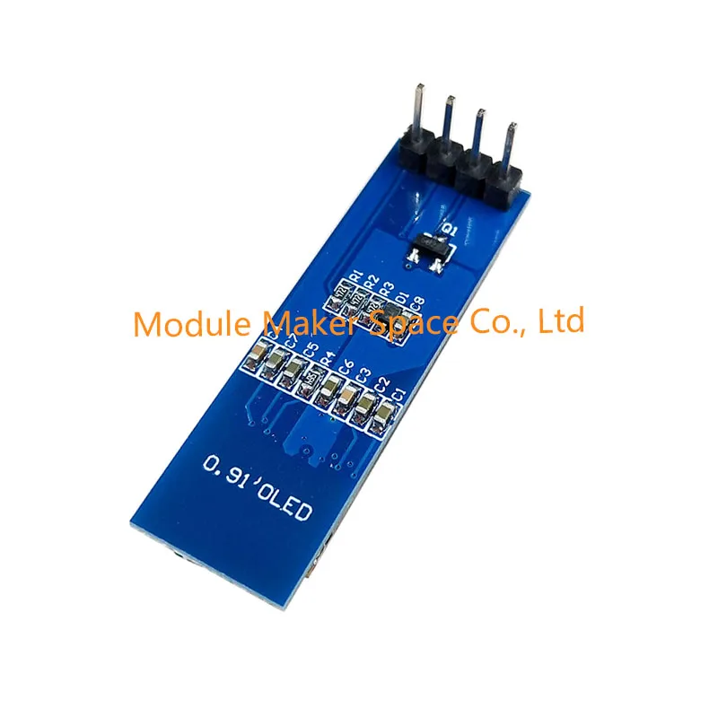 Modulo display OLED da 0,91" Schermo verticale 128*32 SSD1306 - Interfaccia I2C a 4 pin per Arduino/sistemi integrati per lotto Smart home