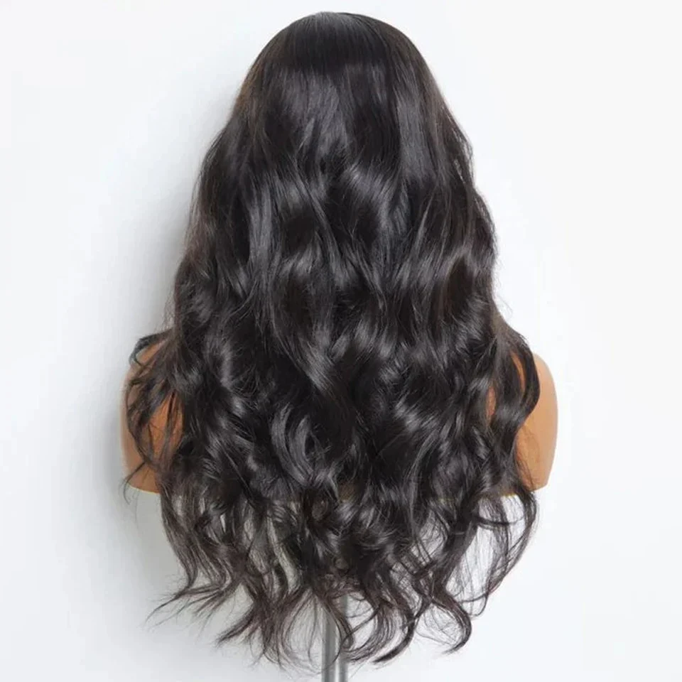 Joedir-peluca Frontal de encaje ondulado para mujer, pelucas de encaje prearrancadas, pelucas de cabello humano con encaje Frontal transparente, cabello Remy brasileño