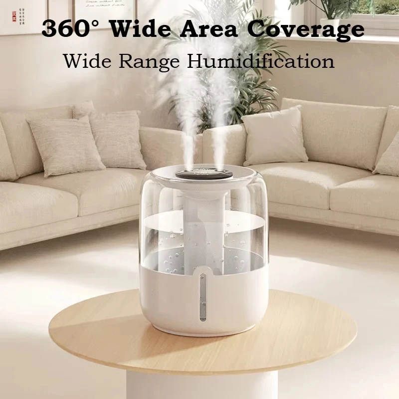 Xiaomi Dual Spray Humidifier 6800 ML Digital Display Night Light Mute USB Household Desktop Antibactery Purification Humidifying