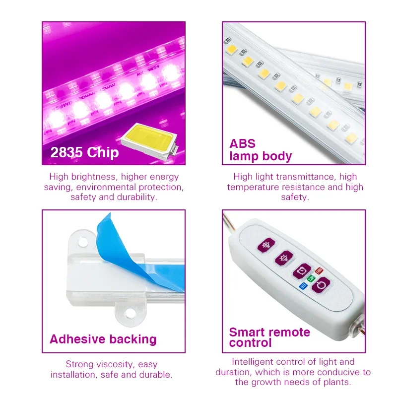 LED Grow Light Spectrumเต็มUSB 5VปลูกแสงPhytolampหลอดไฟสําหรับในร่มพืชดอกไม้ต้นกล้าเรือนกระจกFitolampy