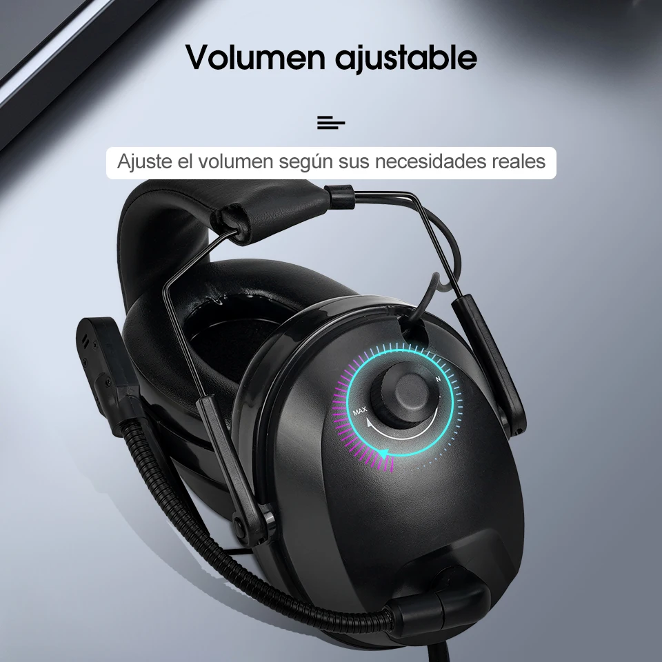 Retevis-walkie-talkie K/M, auriculares con reducción de ruido, micrófono giratorio para Baofeng UV 5R, Quansheng UV K5, UV K6, UV K58