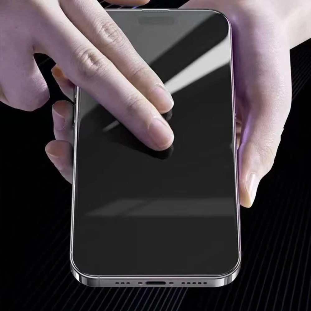 NNBILI 5PCS Anti-peep Screen Protector For iPhone 16 Pro Max 15Pro 14 Plus13 Anti Scratch Privacy Tempered Glass For iPhone 16e