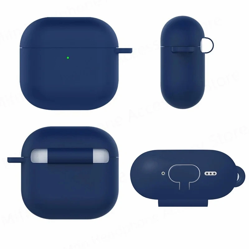 For AirPods 4th Accessories Case 2025 Soft Silicone Shockproof Protective Case For AirPod 4 with Active Noise Cancellation Cover