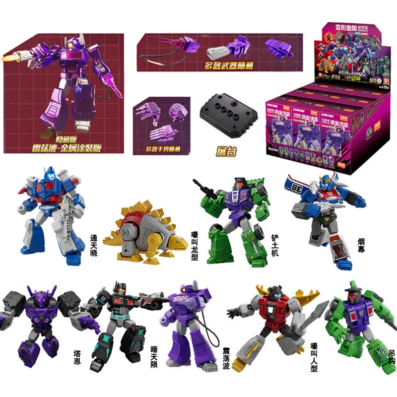 1/9pcs Transformer Building Block Splicing ของเล่น Optimus Prime bumblebee Shockwave Megatron หุ่นยนต์ Action Figure ของเล่นสําหรับของขวัญเด็ก