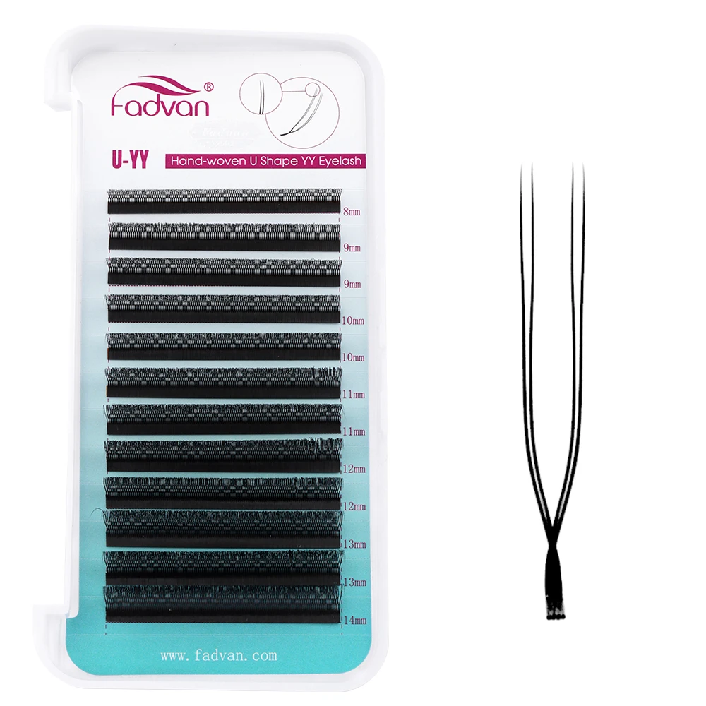 FADVAN U Shape YY Lashes Premium Soft Eyelashes Extension Make up Tools
