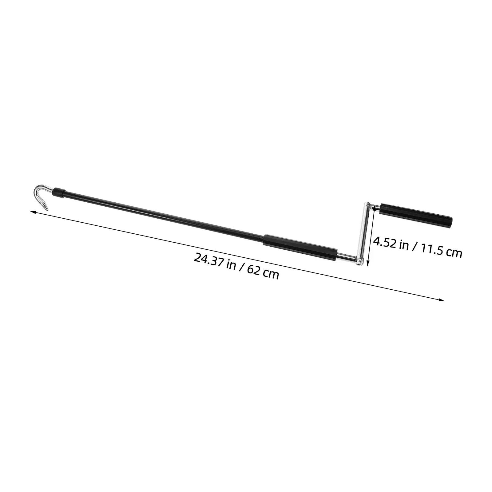Heavy-Duty Manual Awning Crank Handle Outdoor Sunshade Hand Rod Canopy Crank Handle Replace Awning Opener For Patio Retraction