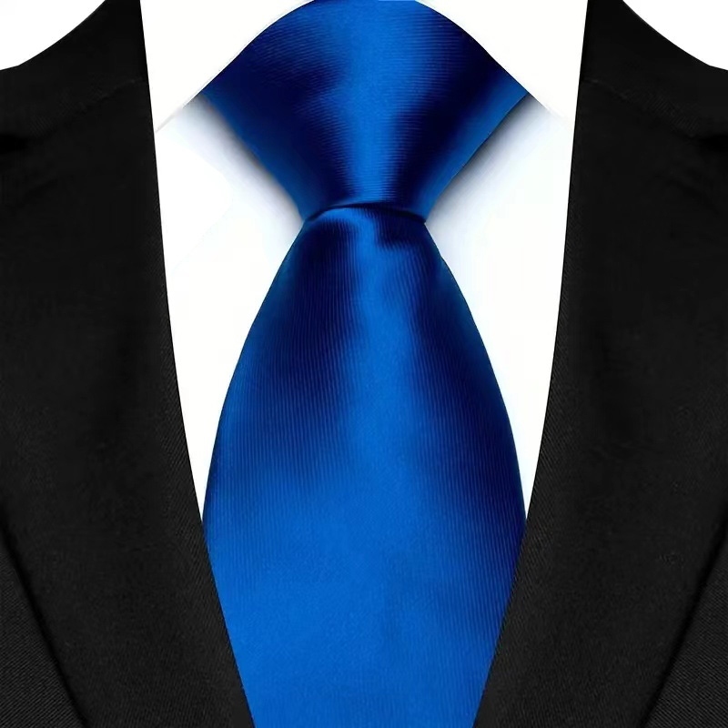 Herenstropdas Klassiek Gestreept Paisley 8 cm Jacquard Luxe stropdas Koningsblauw Kleur Accessoires Dagelijkse kleding Das Bruiloftsfeest Cadeau