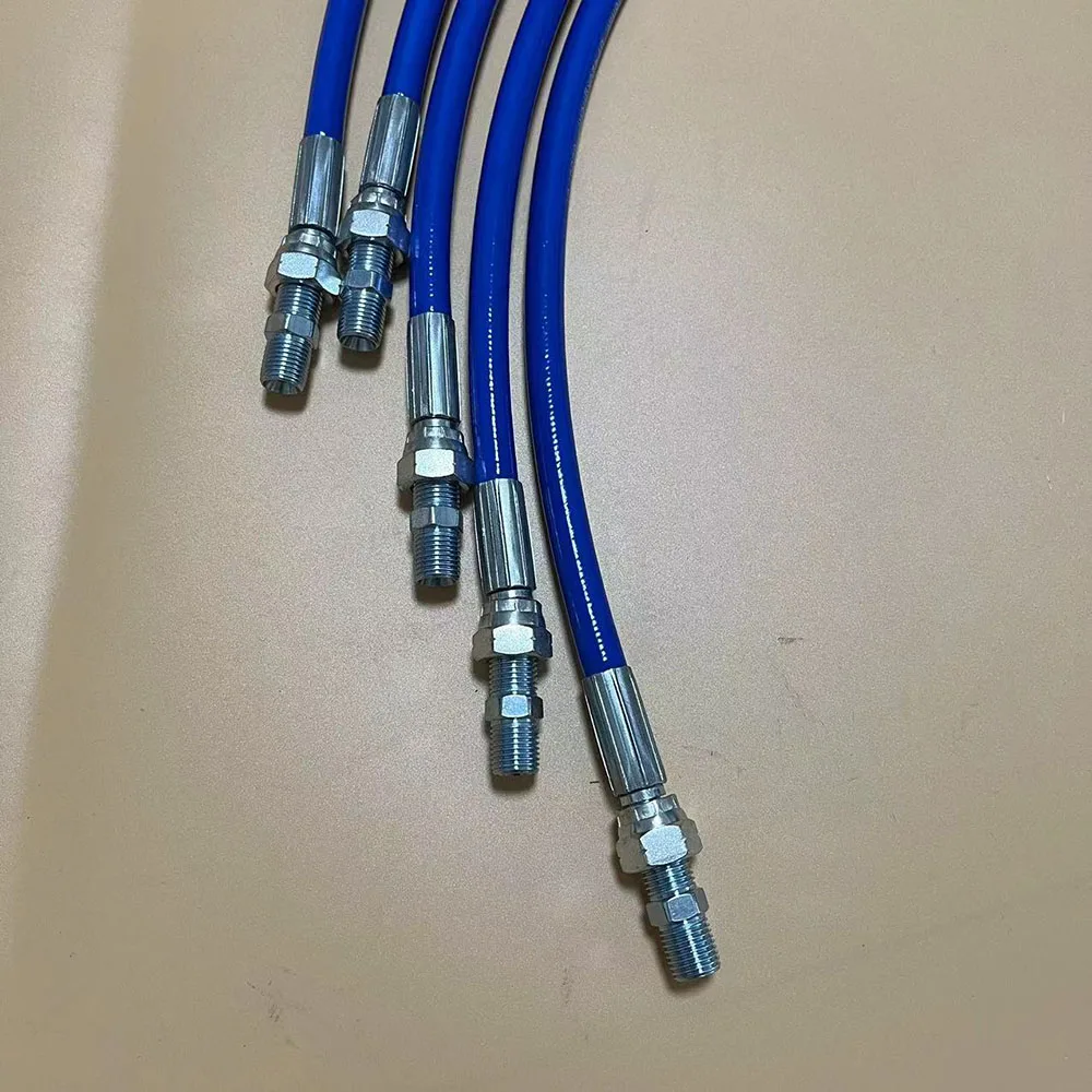 1/4 เชื่อมต่อท่อสเปรย์ท่อ Airless ท่อ 5800PSI ท่อแรงดันสูง Airless Sprayer สีท่อสําหรับ Sprayer ปืนน้ําท่อ