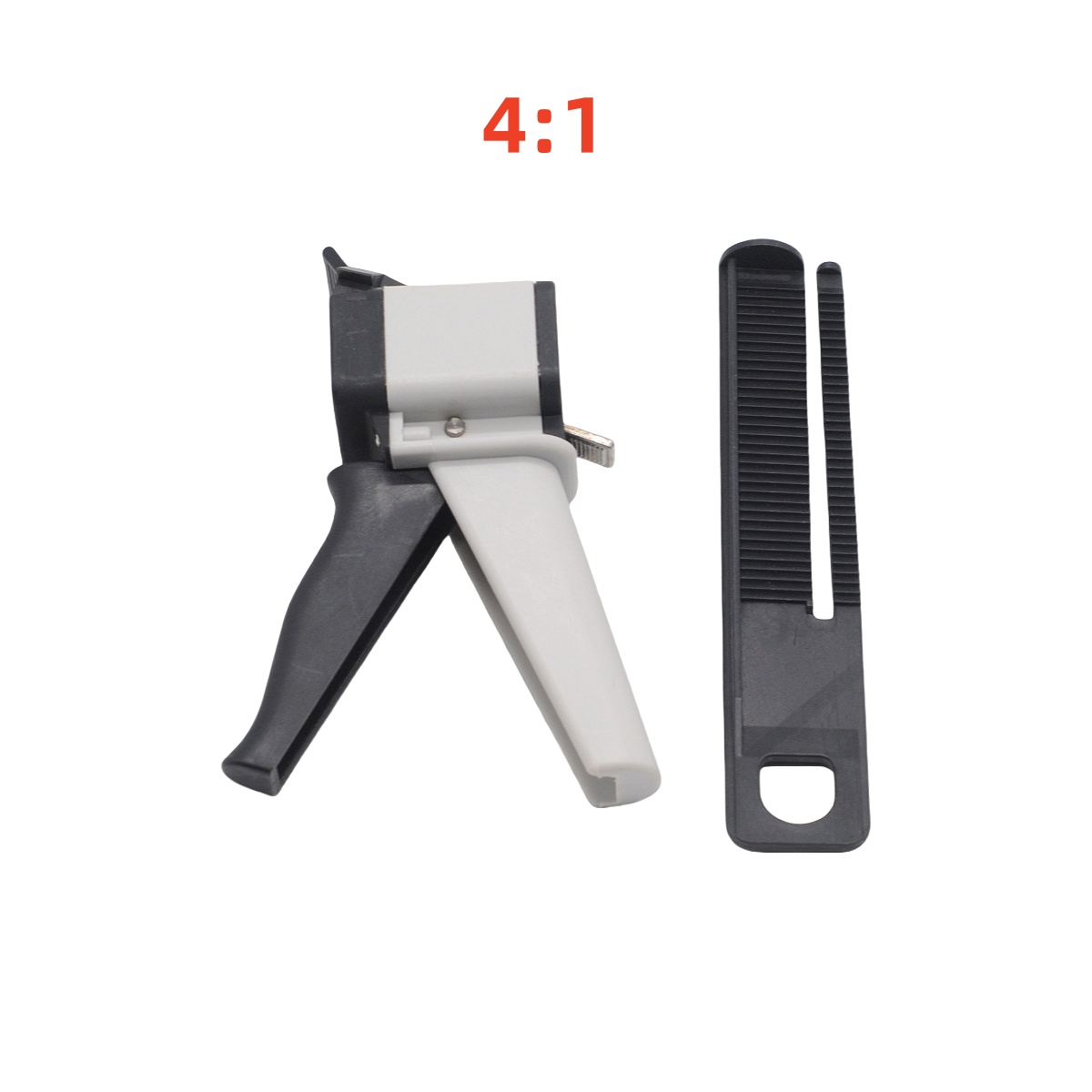 Pistola dispensadora de mistura de impressão dentária, pistola dispensadora universal 1:1/1:2 pistola dispensadora de borracha de silicone 10:1, ferramentas para dentista, 1 peça