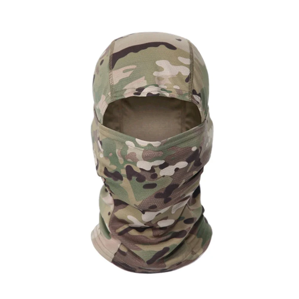 Multicam Tactische Bivakmuts Volgelaatsmasker Shield Cover Fietsen Airsoft Jachthoed Camouflage Bivakmuts Sjaal
