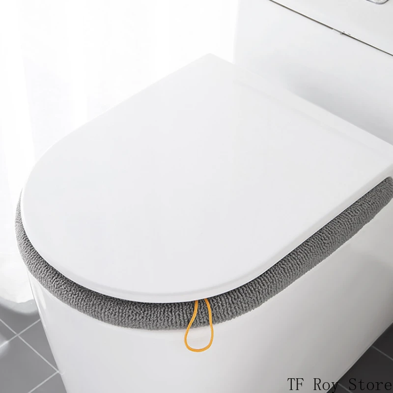 Soft WARM Toilet Pad เบาะจับล้างทําความสะอาดได้ฤดูหนาวหนาห้องน้ําฝาครอบที่นั่งห้องน้ํา Nearestool อุ่นอุปกรณ์เสริม