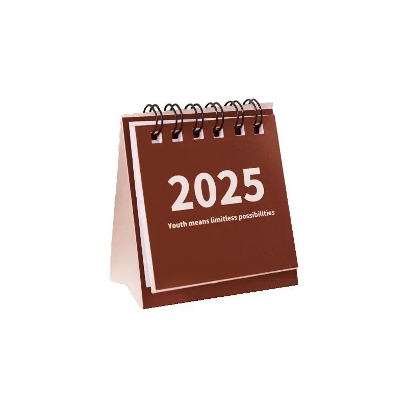 Einfacher Mini-Kalender 2025, Büro, Schulbedarf, Kalender, Tischkalender, Monatsplaner, Schreibtischzubehör, Dekor, Aufzeichnung