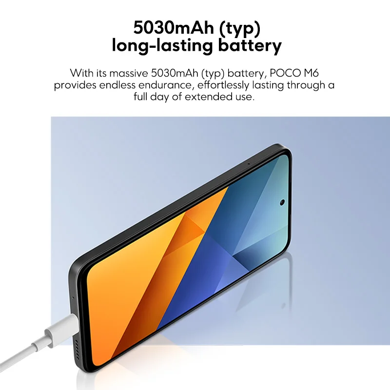 POCO M6 Global Version Smartphone 128GB / 256GB MediaTek Helio G91 Ultra 6,79'' 90Hz Display 33W Snel opladen 5030mAh 108MP NFC