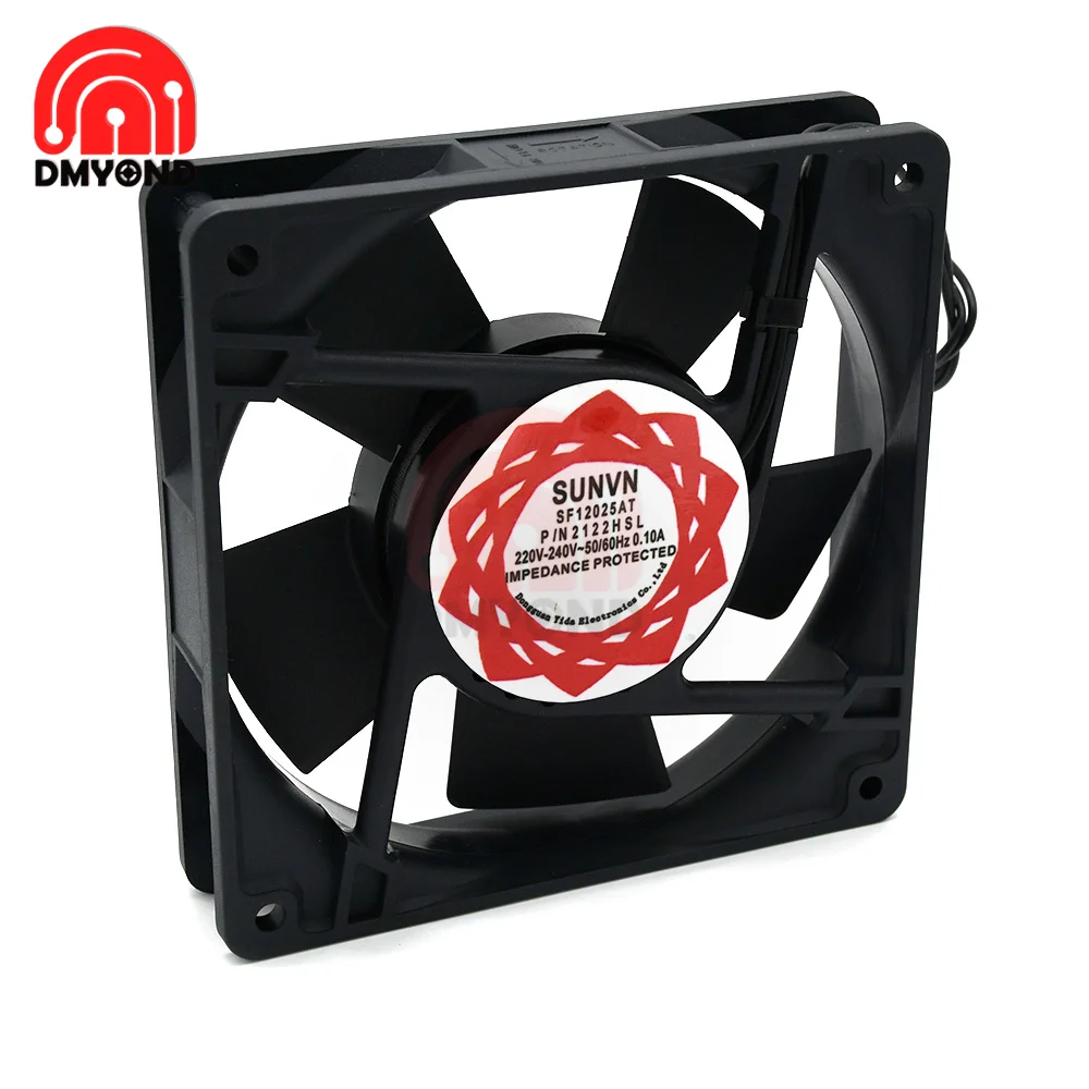 SF-12025 12 ซม. 120 มม. AC 220V 0.1A พัดลมระบายความร้อน