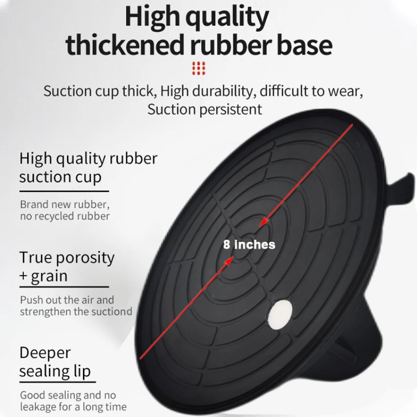 Ventosa a vácuo com capacidade de carga de 200kg, espalhador a vácuo resistente para adsorção de azulejos, levantamento de vidro de granito, copo de 8 espaços