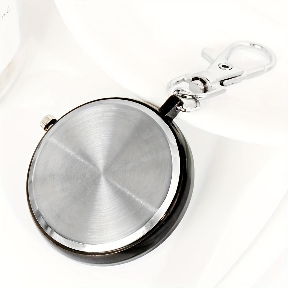 1pc New Mini Cute Keychain Watch Fashion Portable Quartz Pocket Watch with Keyring Men Women Watch Gift for Nurse Doctor Student