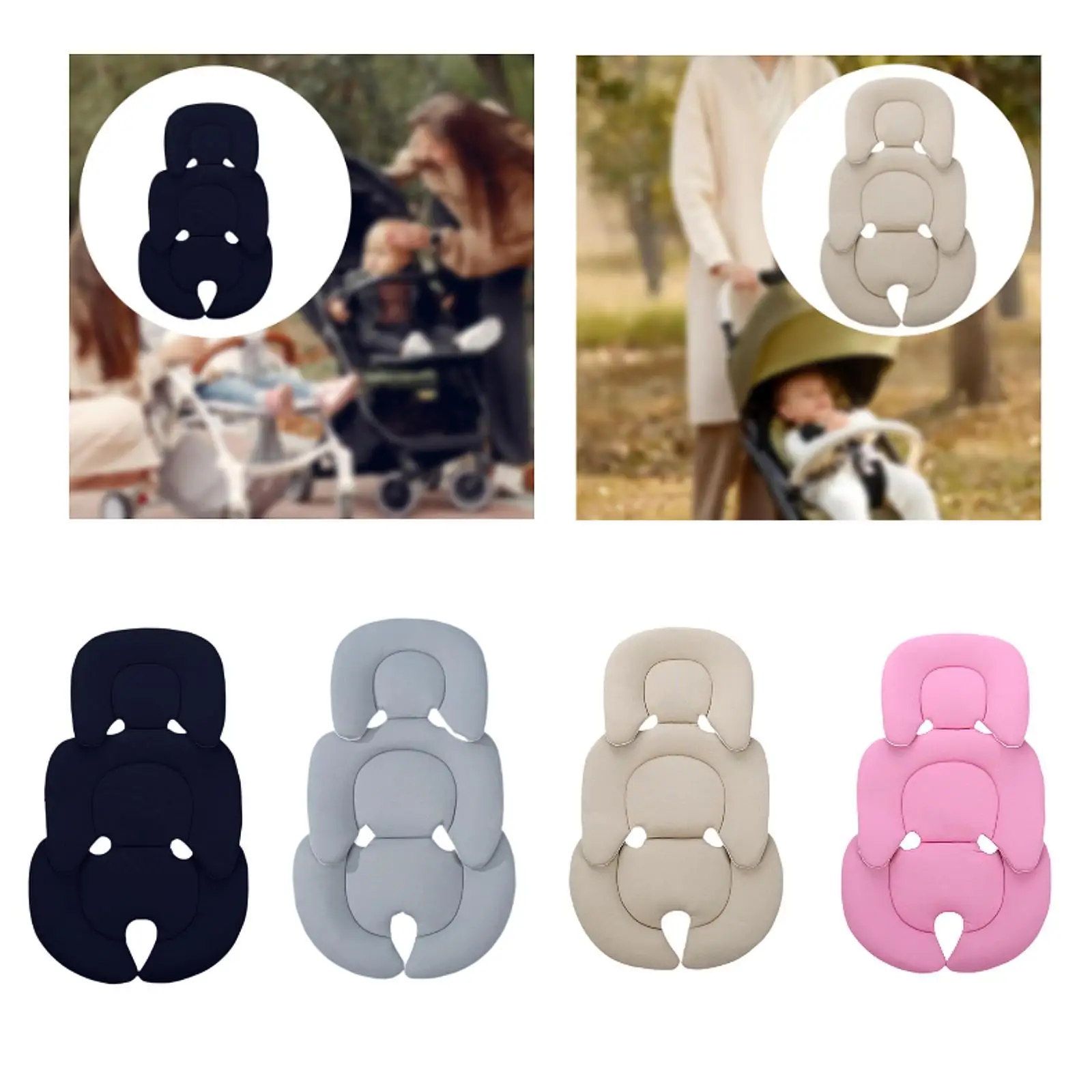 Cojín para cochecito de bebé, colchón Universal cómodo para bebés, colchón de apoyo para cochecito de coche, cochecito, trona para bebé