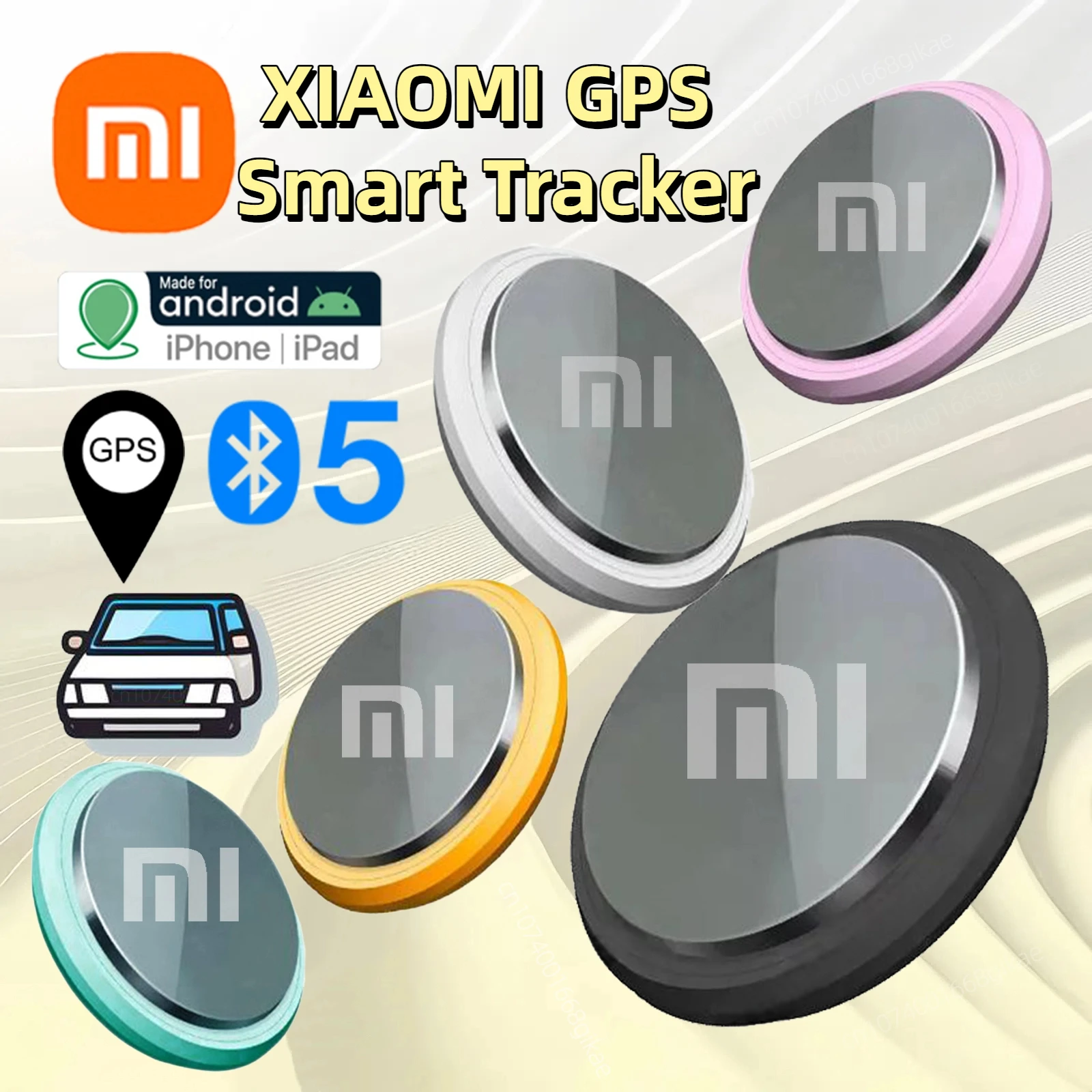 XIAOMI GPS rastreador inteligente niños mayores dispositivo de recordatorio antipérdida bolsa para mascotas billetera localizador Bluetooth para Apple Android Finder