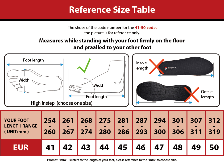 Baasploa 남성 운동화 경량 스포츠 신발 메쉬 통기성 캐주얼 스니커즈 남성용 미끄럼 방지 야외 새로운 도착