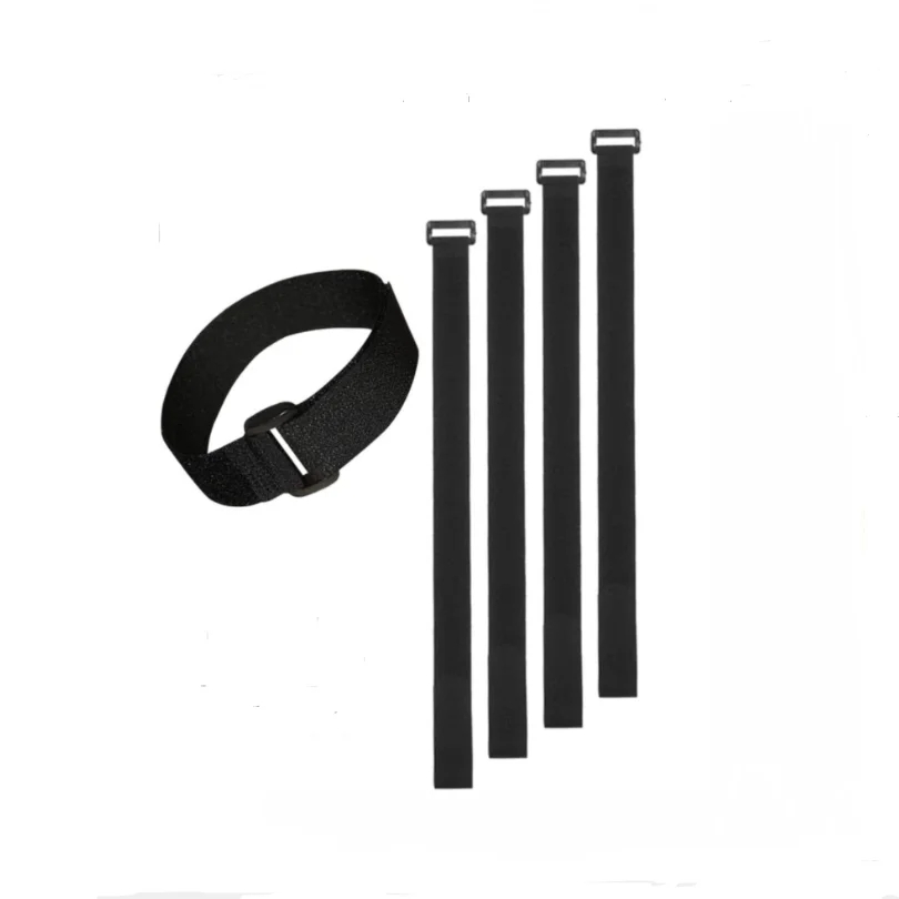 5 uds 20mm x 200/300/400/500mm correas de batería de Dron FPV correas de Velcro correas de Cable de seguridad de nailon ajustables brida de Cable con hebilla