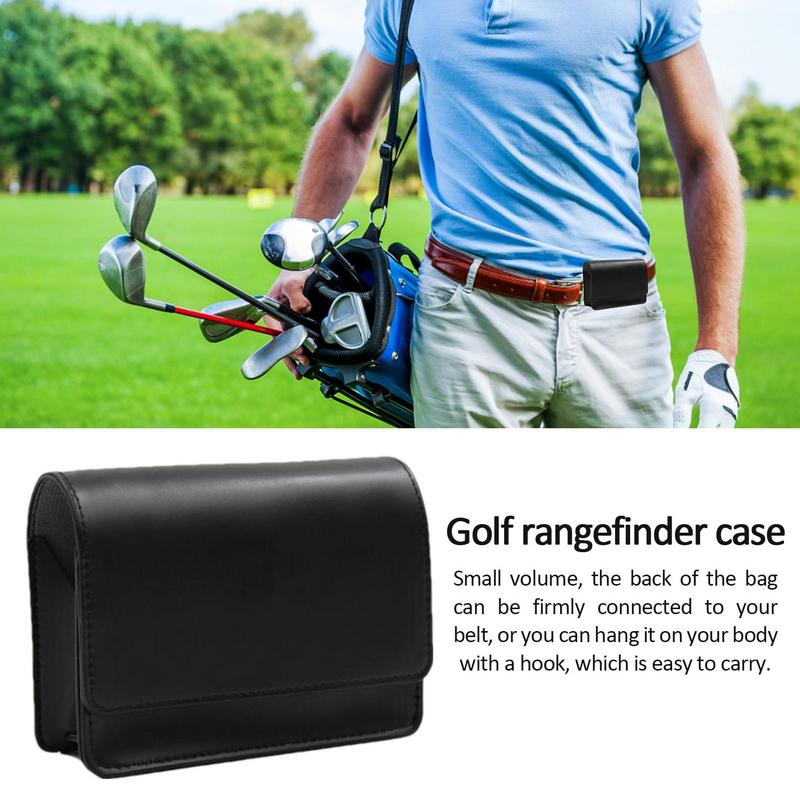 Beschermende Golf Afstandsmeter Tas Magnetische Golf Afstandsmeter Pakket Pu Bescherming Golf Afstandsmeter Case Tas Voor Essentiële Golf