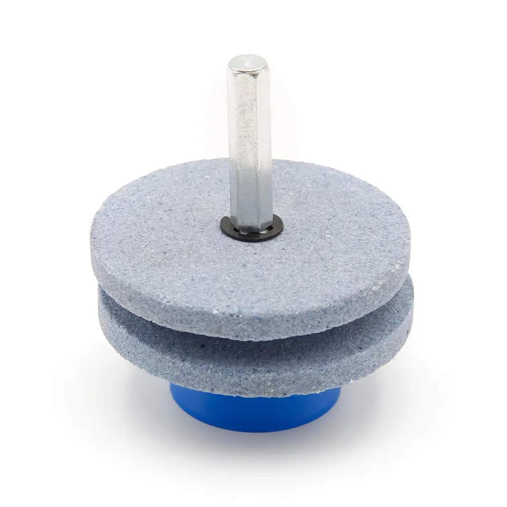 หินเจียรมีดไฟฟ้า Sharpener Wind Power เครื่องตัดหญ้าสวมมีด Sharpener หัวบดเครื่องมือ