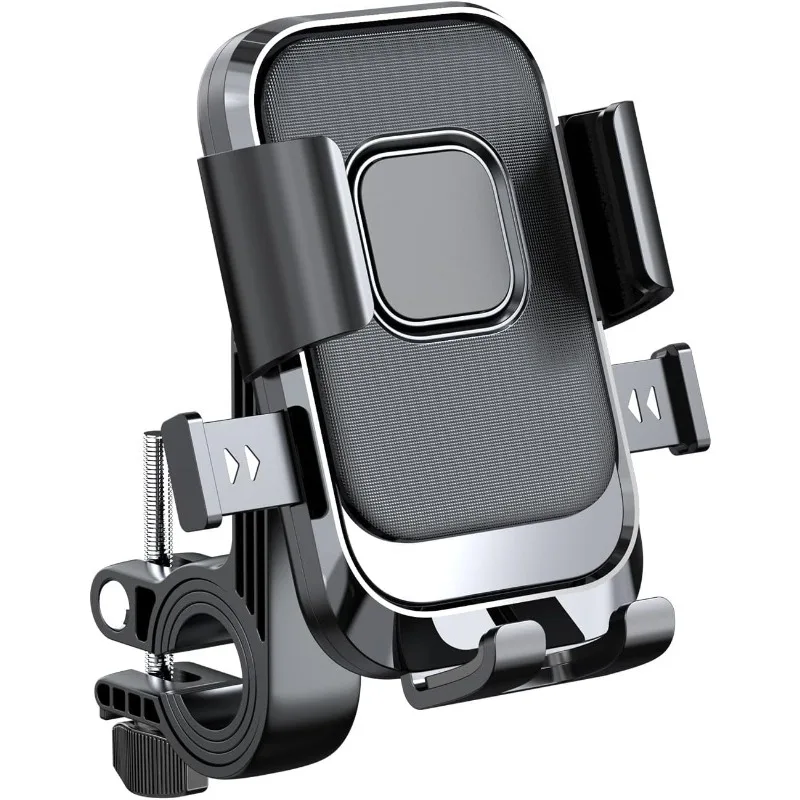 Soporte universal para teléfono para bicicleta 360 °   Soporte giratorio para teléfono, soporte para manillar, operación con una sola mano, Clip GPS para motocicleta, ATV, Scooter
