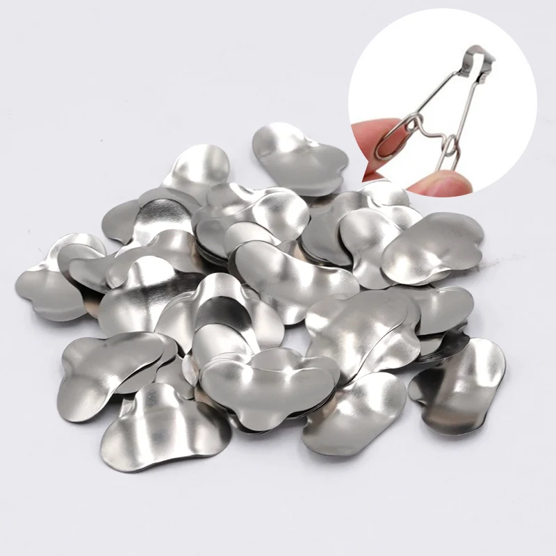 100 unids/bolsa matrices dentales bandas de matriz de Metal contorneadas seccionales anillos de matriz reemplazo completo de dientes herramienta de cuidado bucal Dentsit