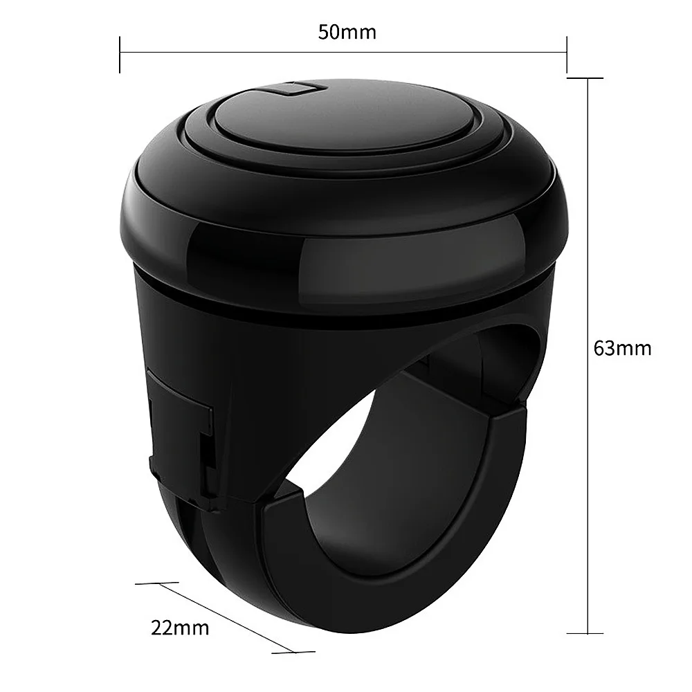 Universal 360 Degree Turning Steering Wheel Booster Spinner Knob Car Rotation Metal Bearing Power Handle Ball Shaped Helper Part