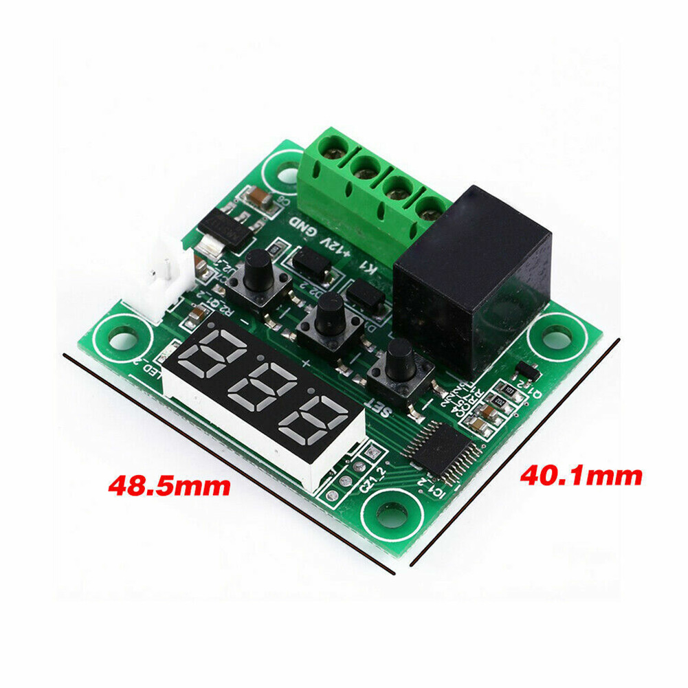 -50-110 ° C W1209 12V Dual LED pantalla Digital termostato controlador de temperatura interruptor regulador módulo Sensor de relé de Control