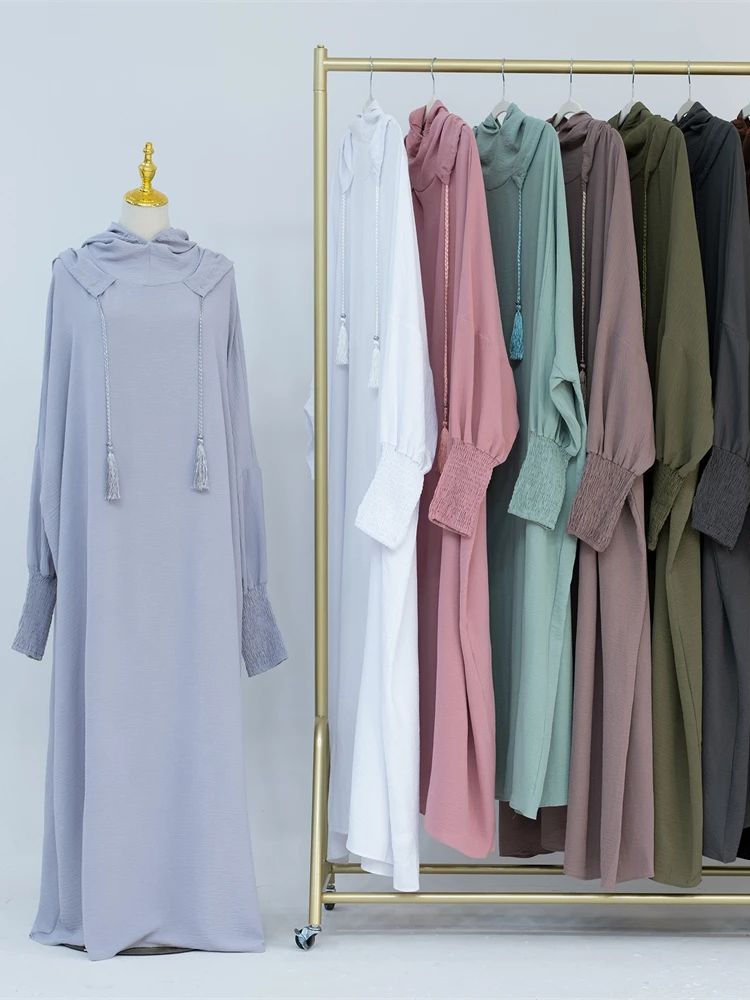 ラマダン Niqab Khimar イスラム教徒アバヤドバイトルコイスラム教の祈りの服アフリカのドレス女性のためのドレスカフタンローブファム Musulmane
