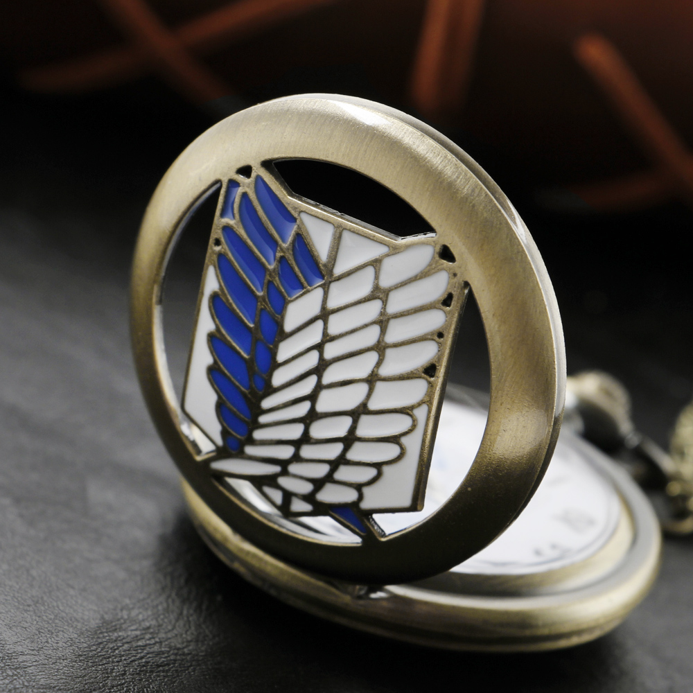 자이언트 배지 애니메이션 석영 주머니 시계 남성과 여성을위한 고품질 남여 목걸이 펜던트 쥬얼리 선물 Religio Masculino