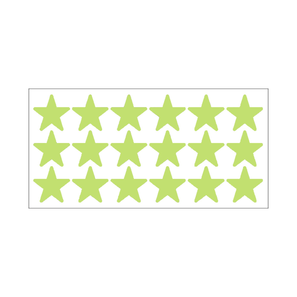 Star Luminous Stickers For Children's Room Wall Creative Decoration Fluorescent Stickers for Bedroom Living Room  Wall Stickers
