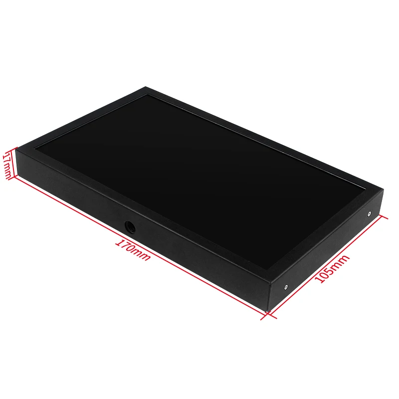 7 Inch Portable Monitor 1024x600 IPS LCD HDMI-compatible VGA AV Input DC Type C Power  Screen for PC Laptop Camera TV Box DVD