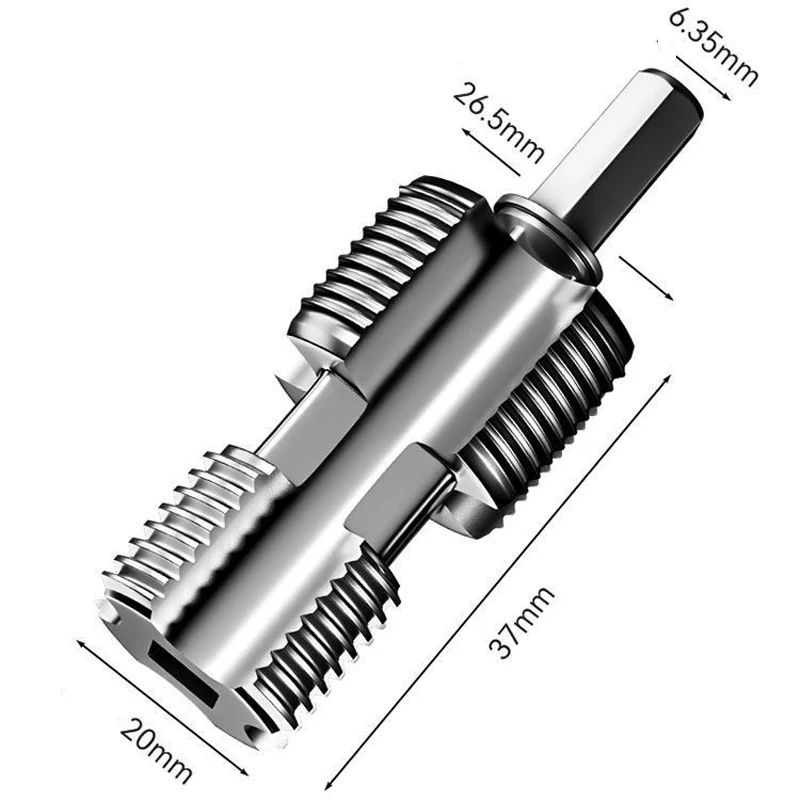 4 Points 6 Points PPR Water Pipe Internal Thread Opener For PVC Plastic Pipe Thread Tap Hand Electric Drills Hand Tools