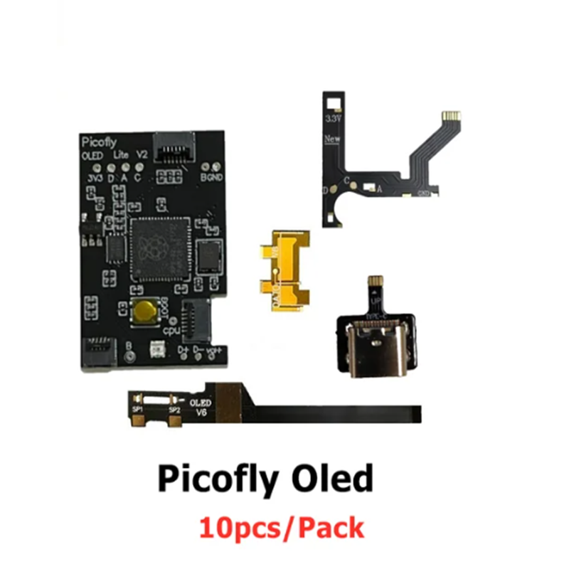 Чип Hwfly Picofly RP2040 Raspberry pi pico pic Поддержка переключателя Oled Console