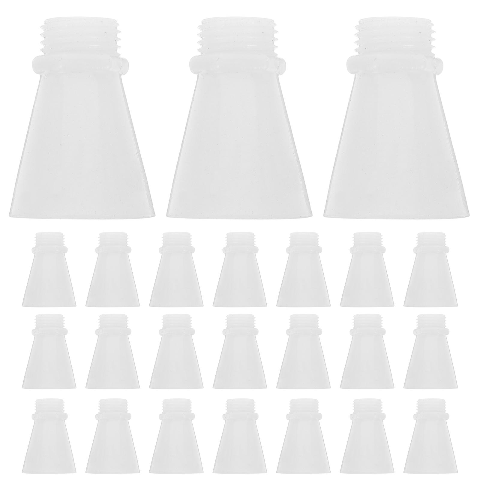 50 Pcs Fire Extinguisher Accessories Wide Nozzles Mouth Filling Plastic Replacement Parts