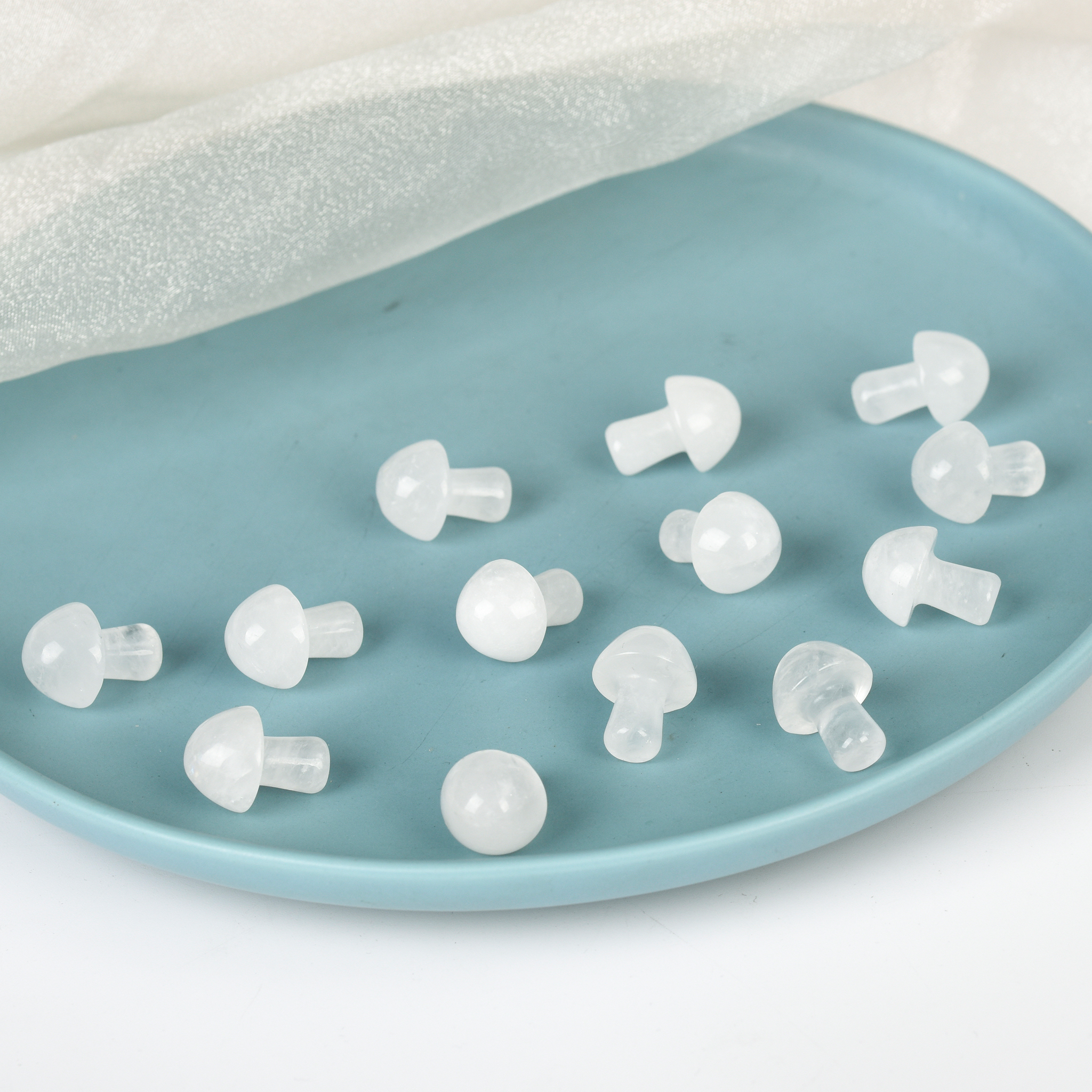 Kristallen paddestoelsnijwerk