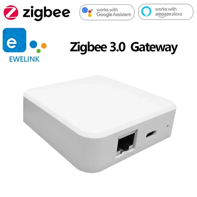 Zigbee 3,0 puente Ethernet inteligente WIFI Hub de enlace ZB-GW03 productos ZigBee se pueden destinar conectar la aplicación EWeLink con Alexa Google