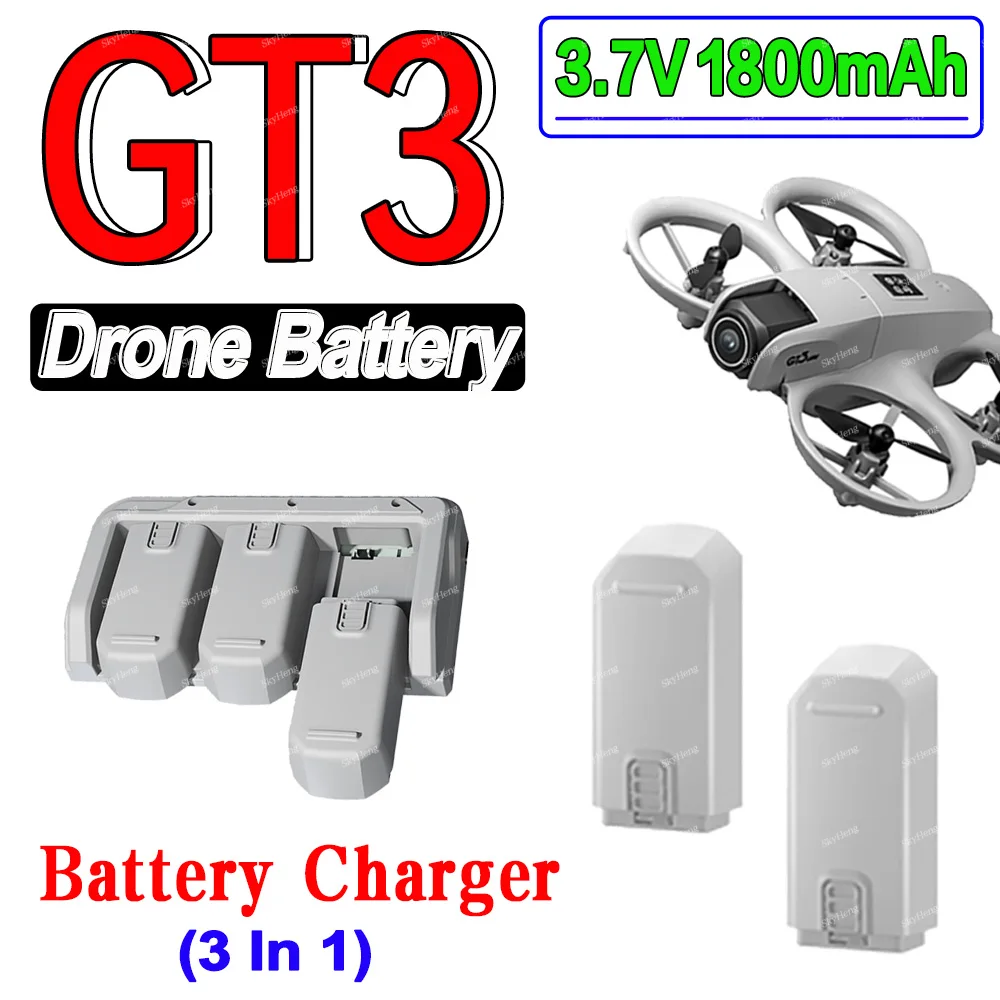 Original Drone Battery For LSRC GT3MAX / GT3 Dron 3.7V 1800MAh Battery For GT3 RC Quadcopter Replacement Battery Accessory Parts