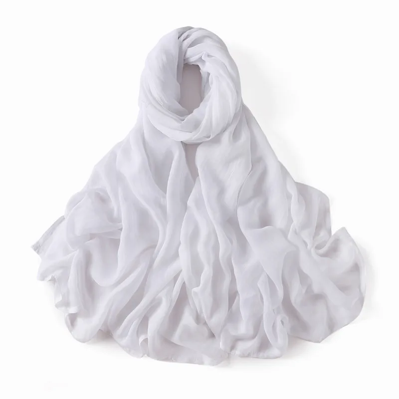 Phụ Nữ Size Lớn Đồng Bằng Cotton Solid Rayon Hijab Khăn Choàng Nữ Chất Lượng Cao Len Và Khăn Choàng Musulman Đầu Hồi Giáo Băng Đô Cài Tóc Turban Gọng 180*95Cm