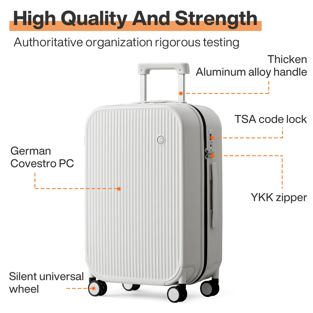 Mixi ลายกระเป๋าเดินทาง 20 นิ้วขนาดห้องโดยสารกระเป๋าเดินทางน้ําหนักเบากระเป๋าถือ Rolling ล้อ PC กระเป๋าเดินทาง 24 26 นิ้ว M9273