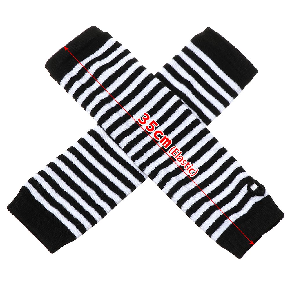 Для женщин и девочек с длинным рукавом, длинные перчатки без пальцев, варежки до локтя, вязаные перчатки, браслет