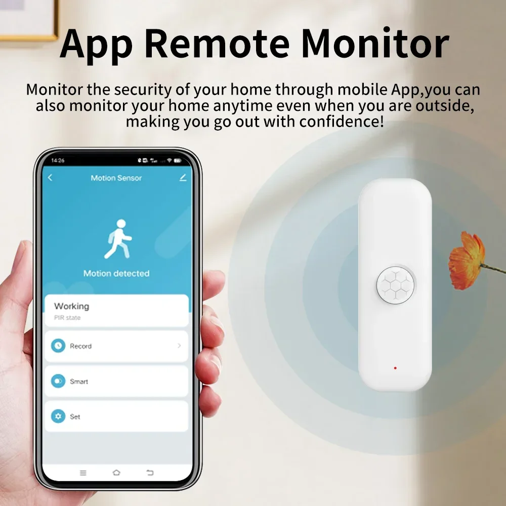 Tuya Wifi Bewegingssensor Pir Smart Human Body Home Inbreker Sensor App Afstandsbediening Slim Leven Voor Smart Home Work Met Alexa