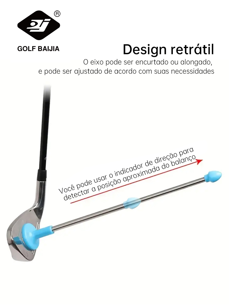 Ferramenta de ajuste de ângulo de mentira para taco de golfe, cortador magnético de direção, vara de iluminação para tacos de golfe, melhora o treinamento de habilidade de jogo