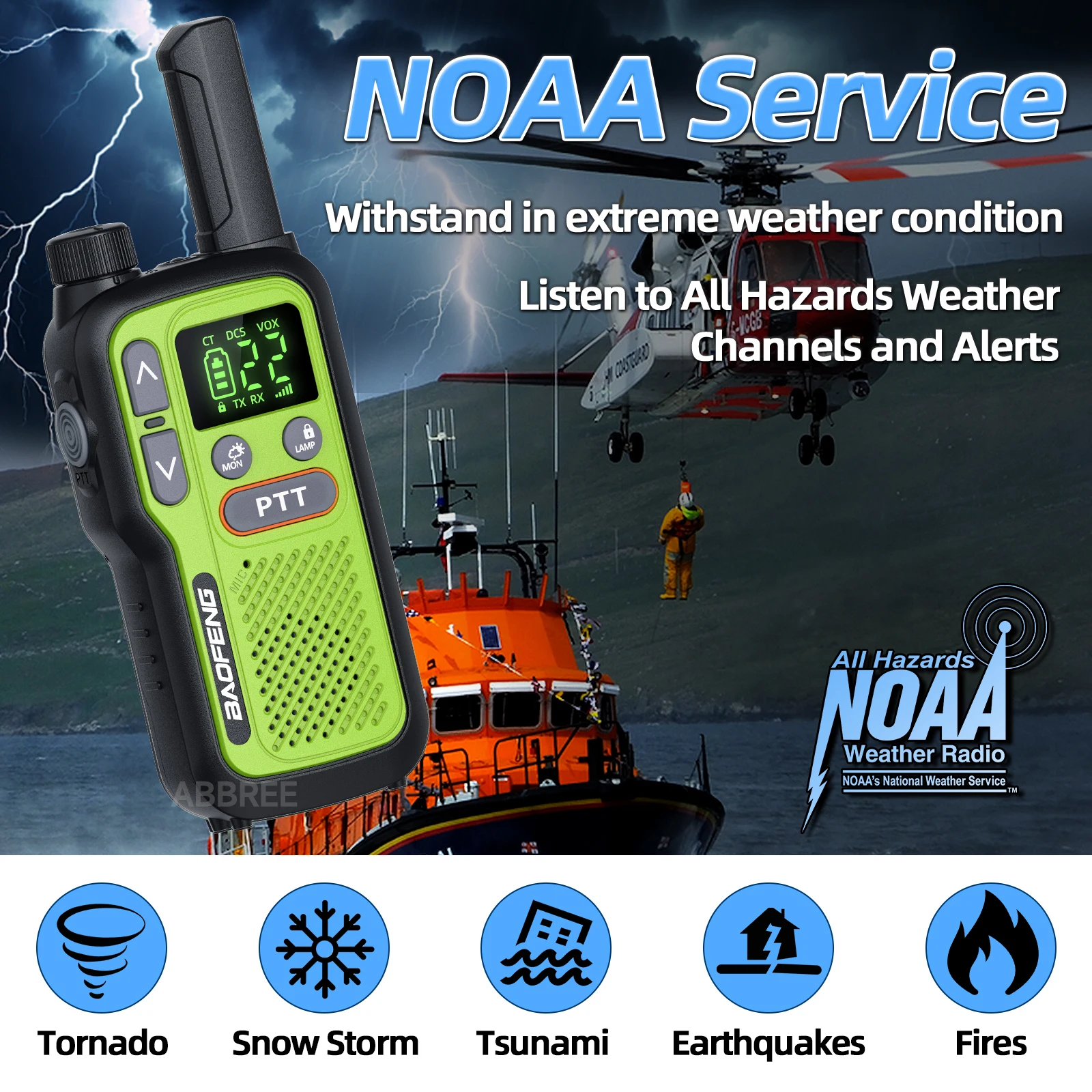 2PCS Baofeng BF-T18 Mini Dual PTT Walkie Talkie Flashlight Portable PMR/FRS Support Type-C Charger NOAA For 5Rmini F22 Ham Radio