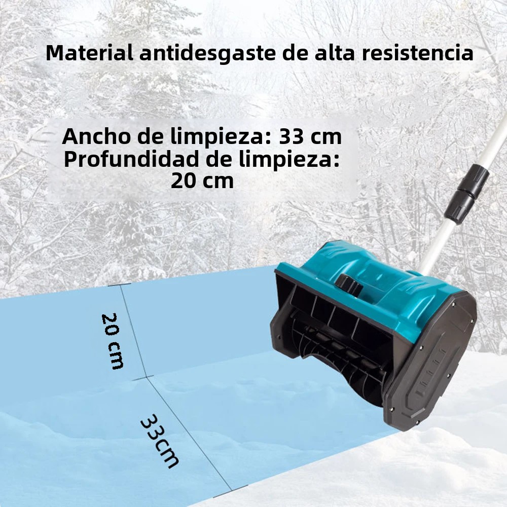 Nuevo Quitanie eléctrico sin escobillas para invierno, barredora de nieve eléctrica de litio, pala de nieve inalámbrica, patio, calle para batería Makita