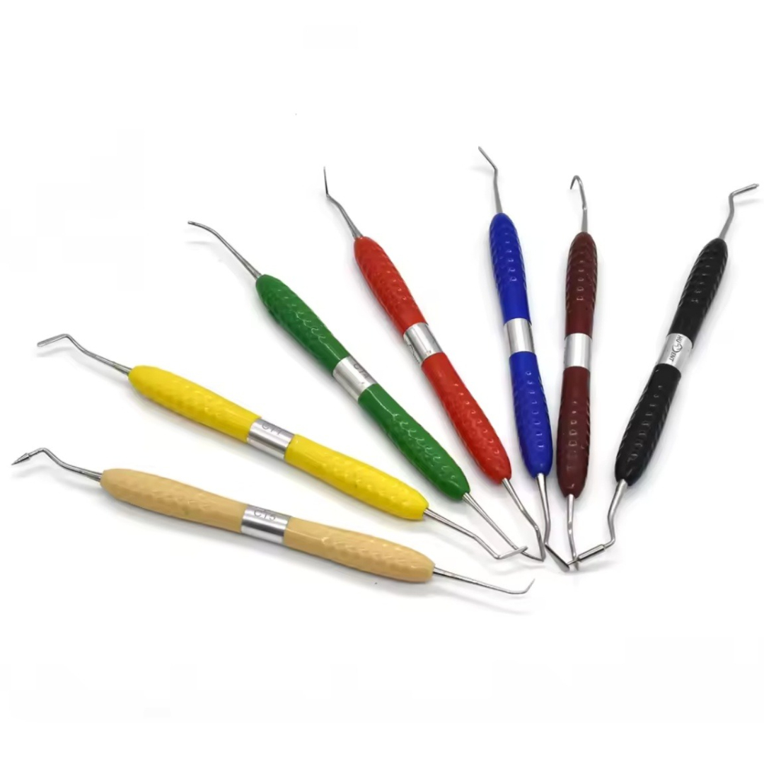 1 szt. Dwustronne narzędzie do wypełnień z żywicy kompozytowej CT1-CT7 Szpatułka do wypełnień żywiczkowych Filler do żywicy Estetyczna restauracja Narzędzie dentystyczne